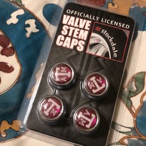 New Texas A&M valve stem caps